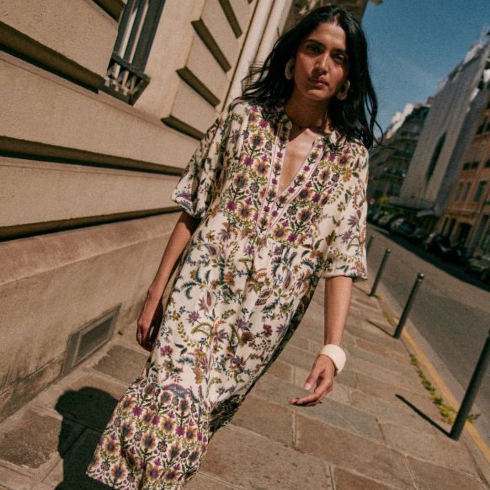 Sezane Boheme Dress Size 36 US 4 NWT